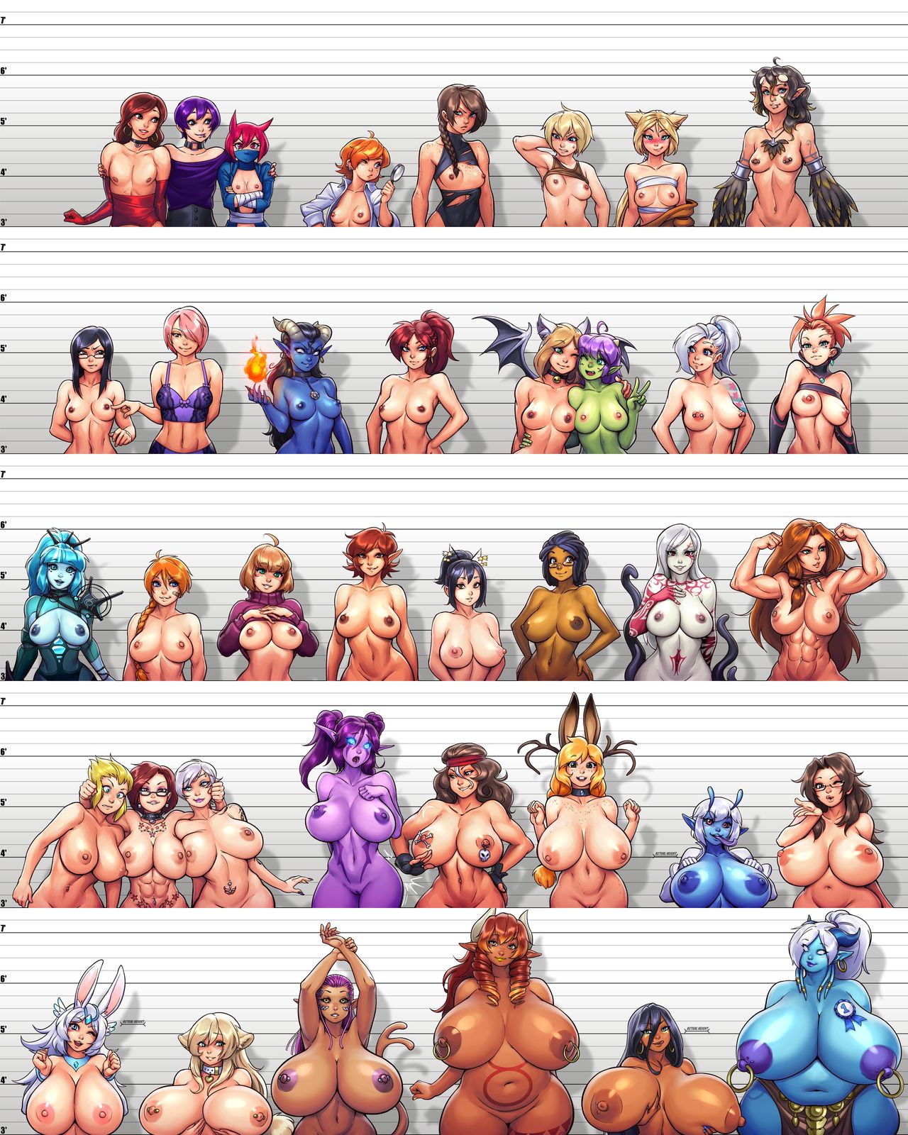 - The Hentai Foundry Boobchart page 1 full