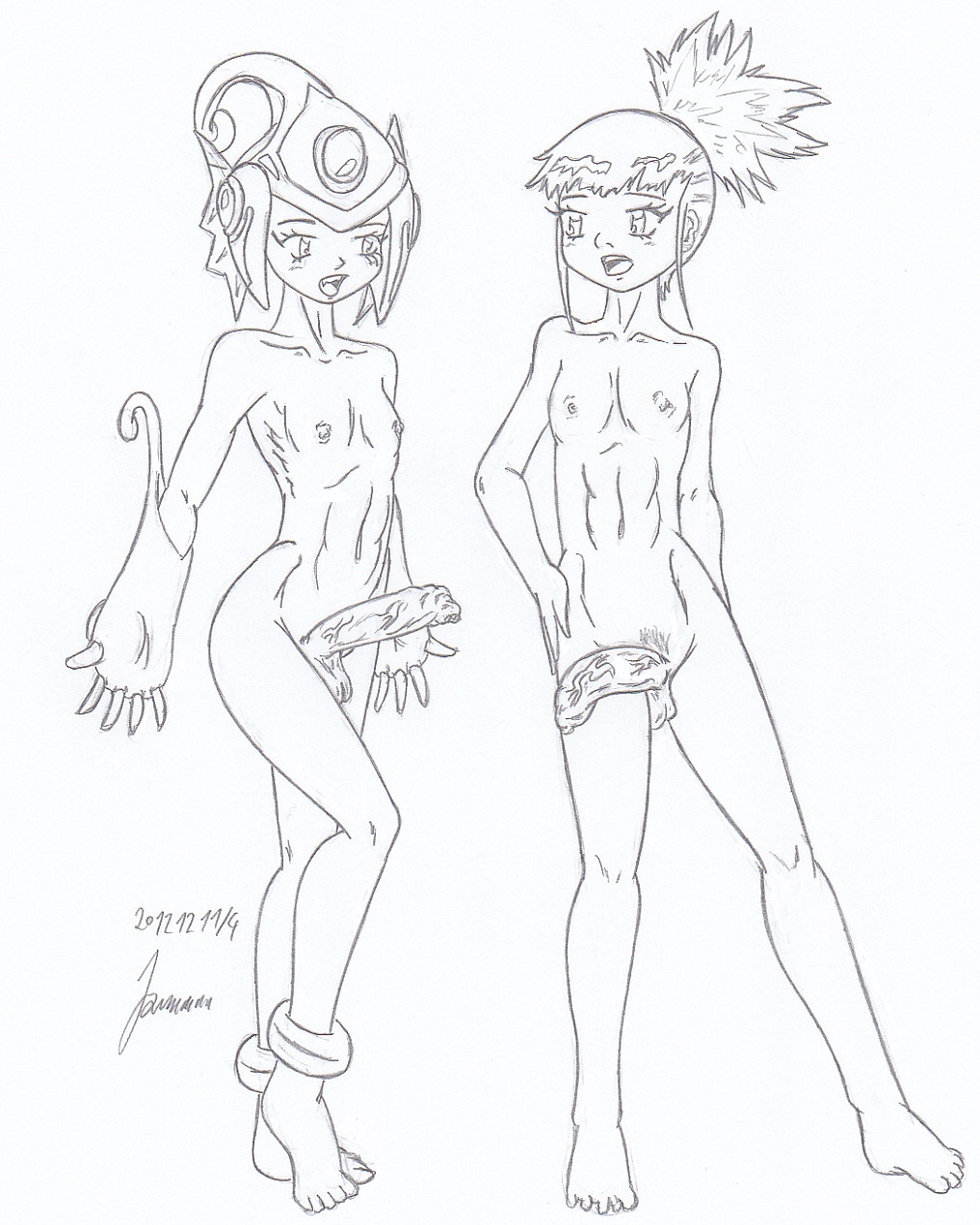 Rika Nonaka _ digimon tamers _  My miny Sketches work_6 page 2 full