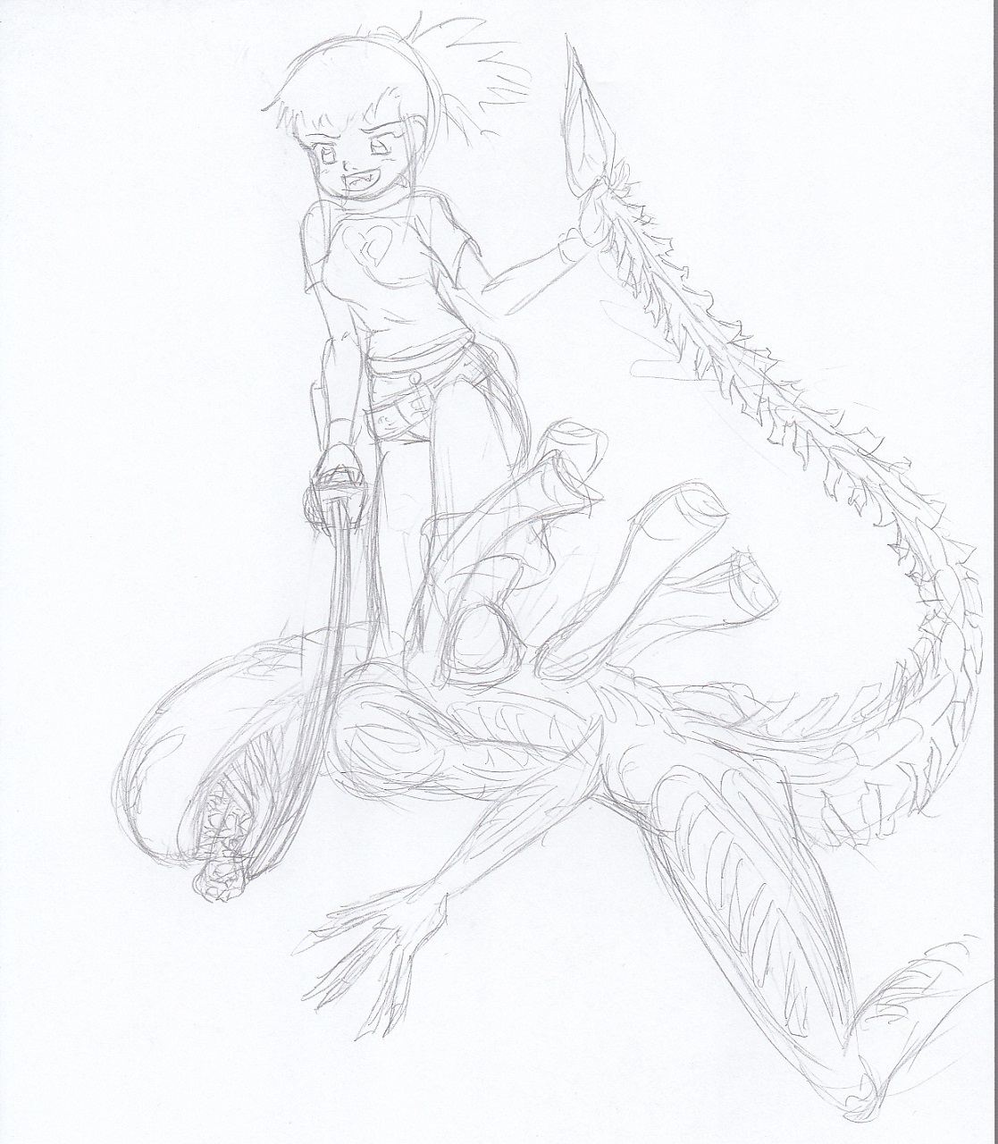 Rika Nonaka _ digimon tamers _  My miny Sketches work_6 page 6 full