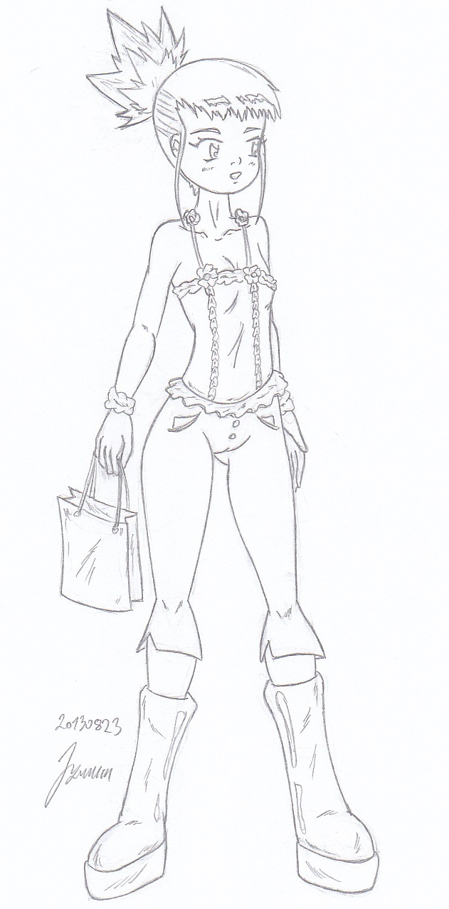 Rika Nonaka _ digimon tamers _  My miny Sketches work_6 page 9 full