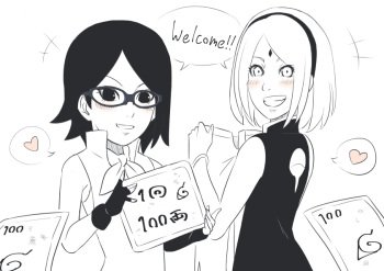 サクラ＆サラダらくがきまとめ cover