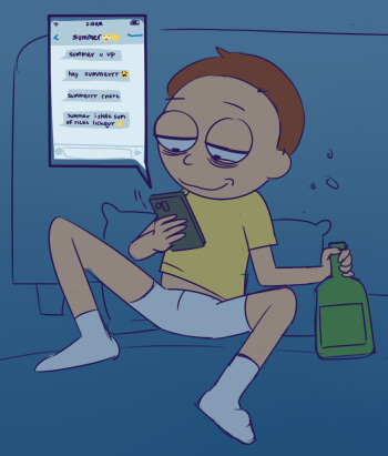 -  summer/morty sinfest circa cover