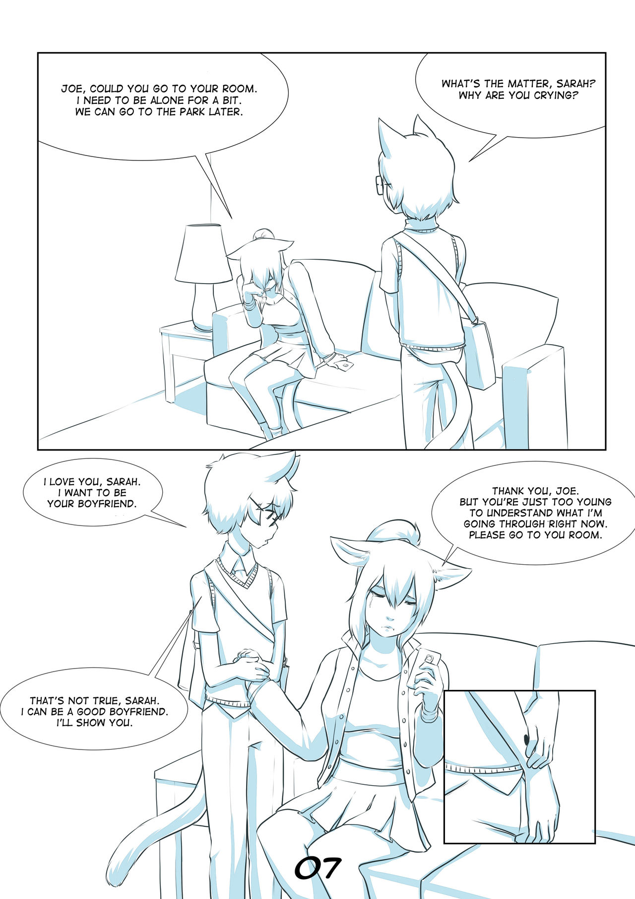 I Love my Babysitter Comic  Re-Edited page 9 full