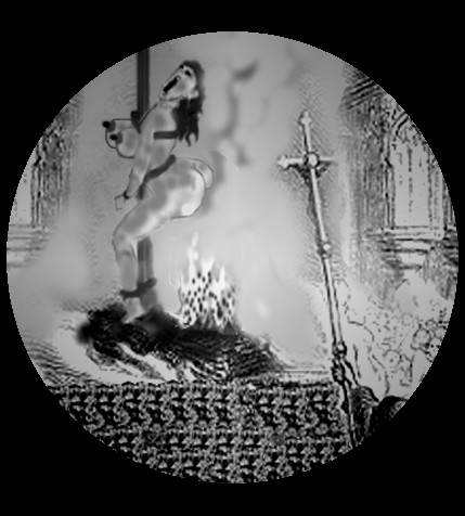 Burning At The Stake Witch Hunt Fetish Torture Art page 3 full