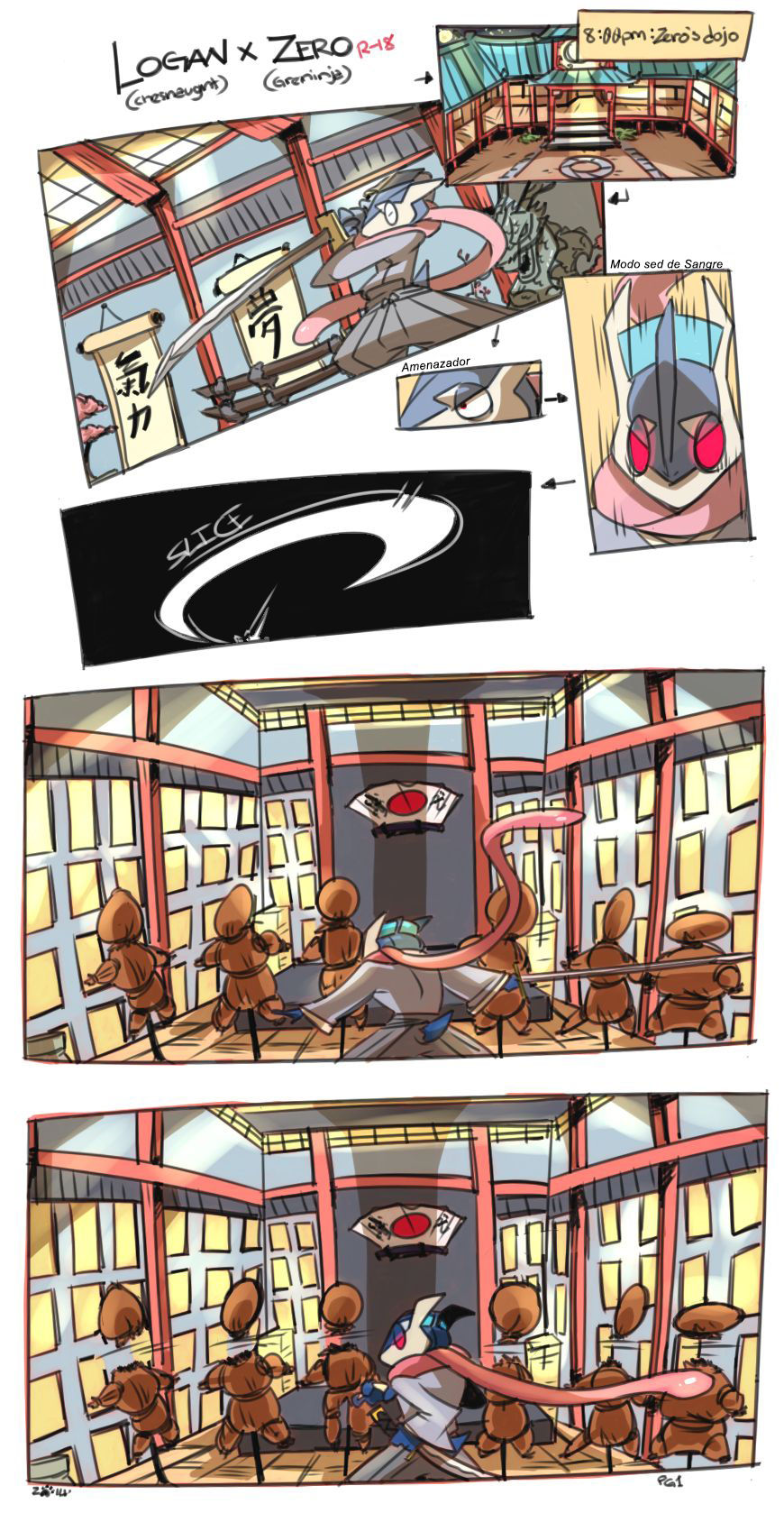 Logan x Zero page 1 full