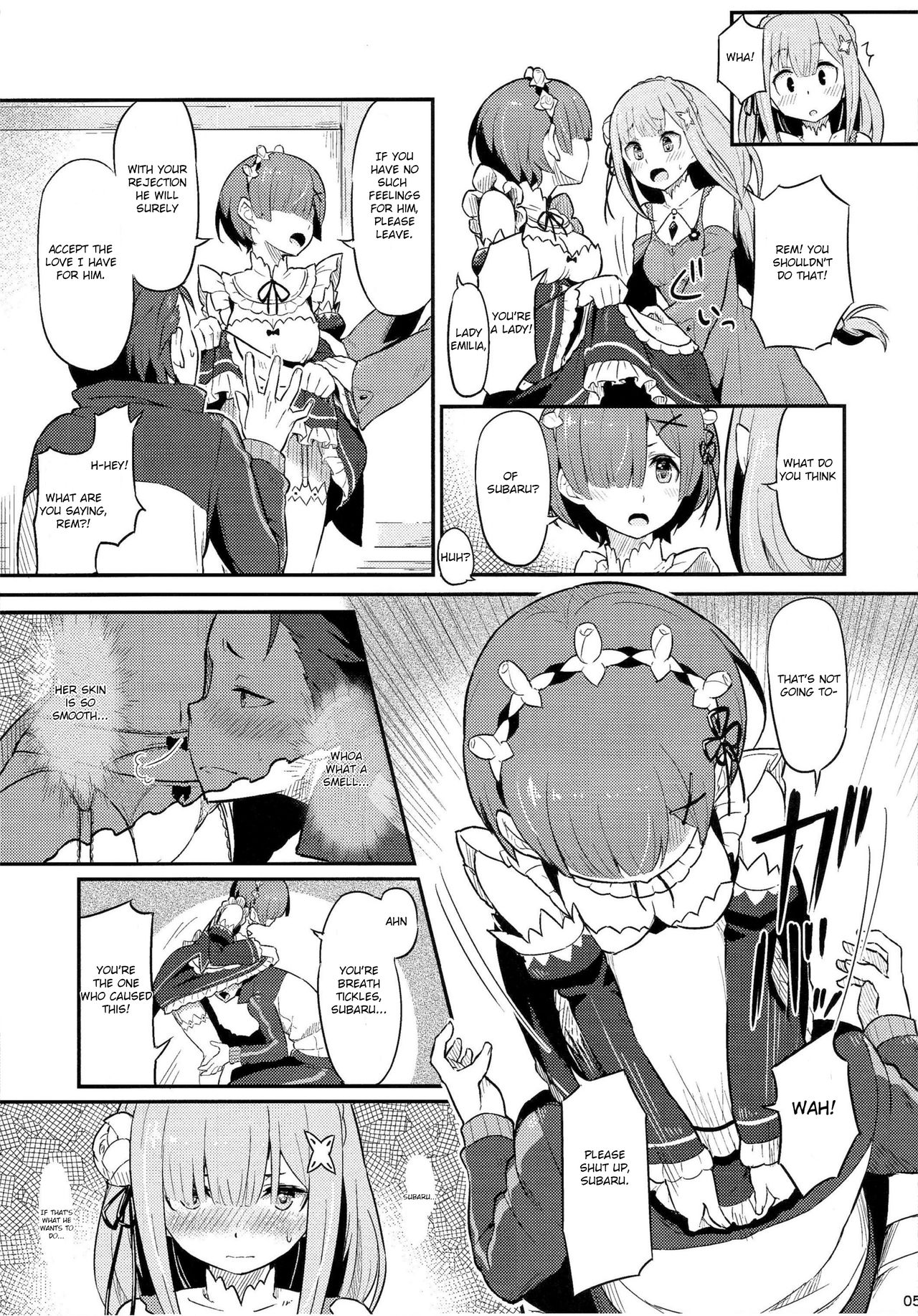 Rem no Emilia Kuttsuke Daisakusen page 6 full