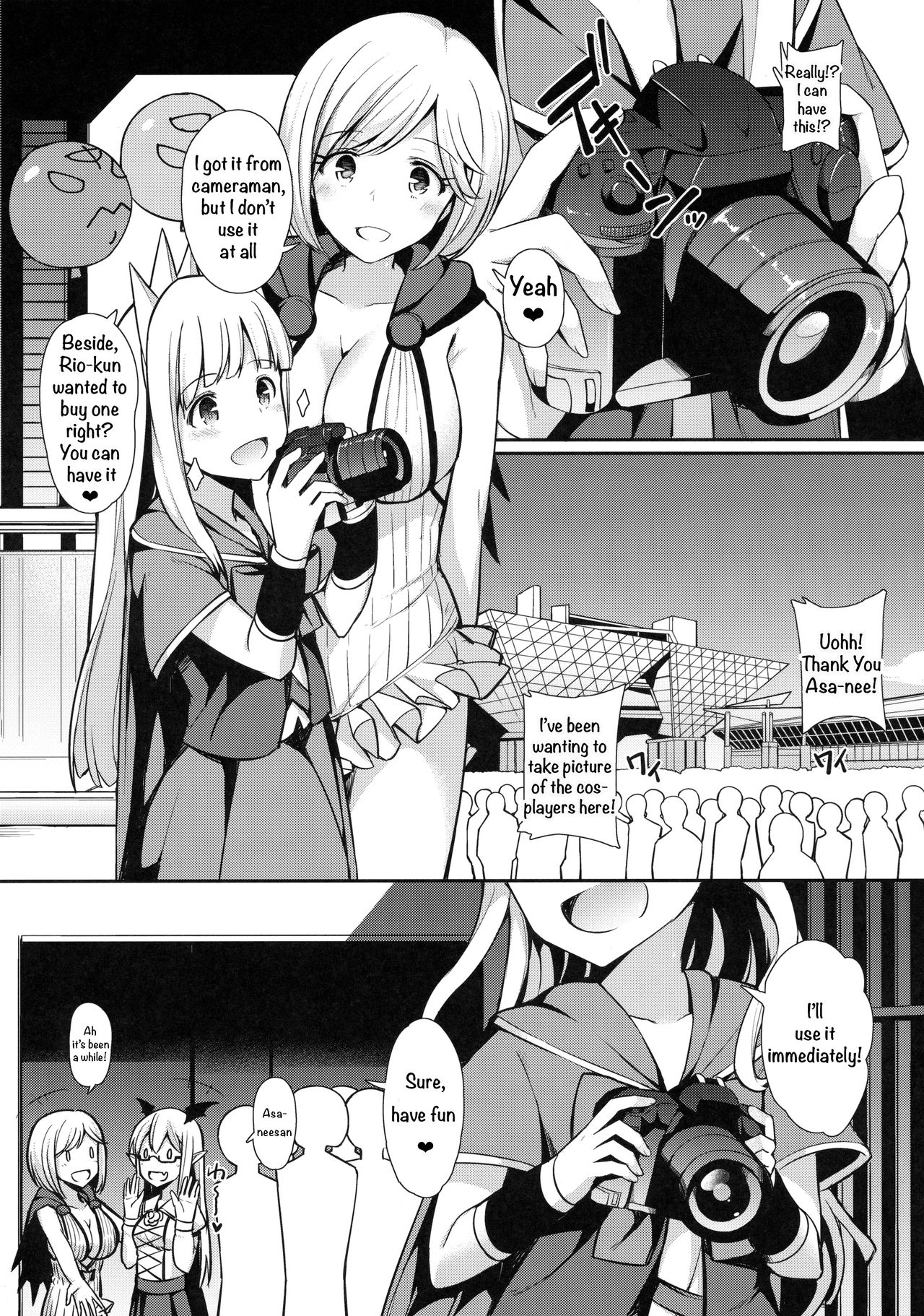 Comike de Gyakunan Shitekita Kareshi Mochi no Onee-san ni Ippai Nakadashi Shichatta page 2 full