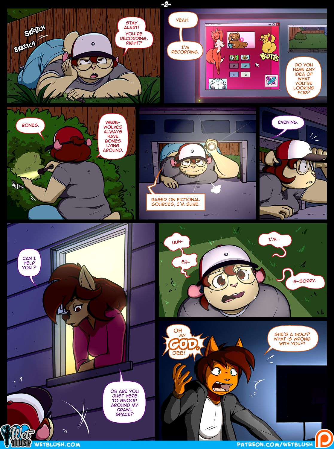 She's a Werewolf! page 2 full