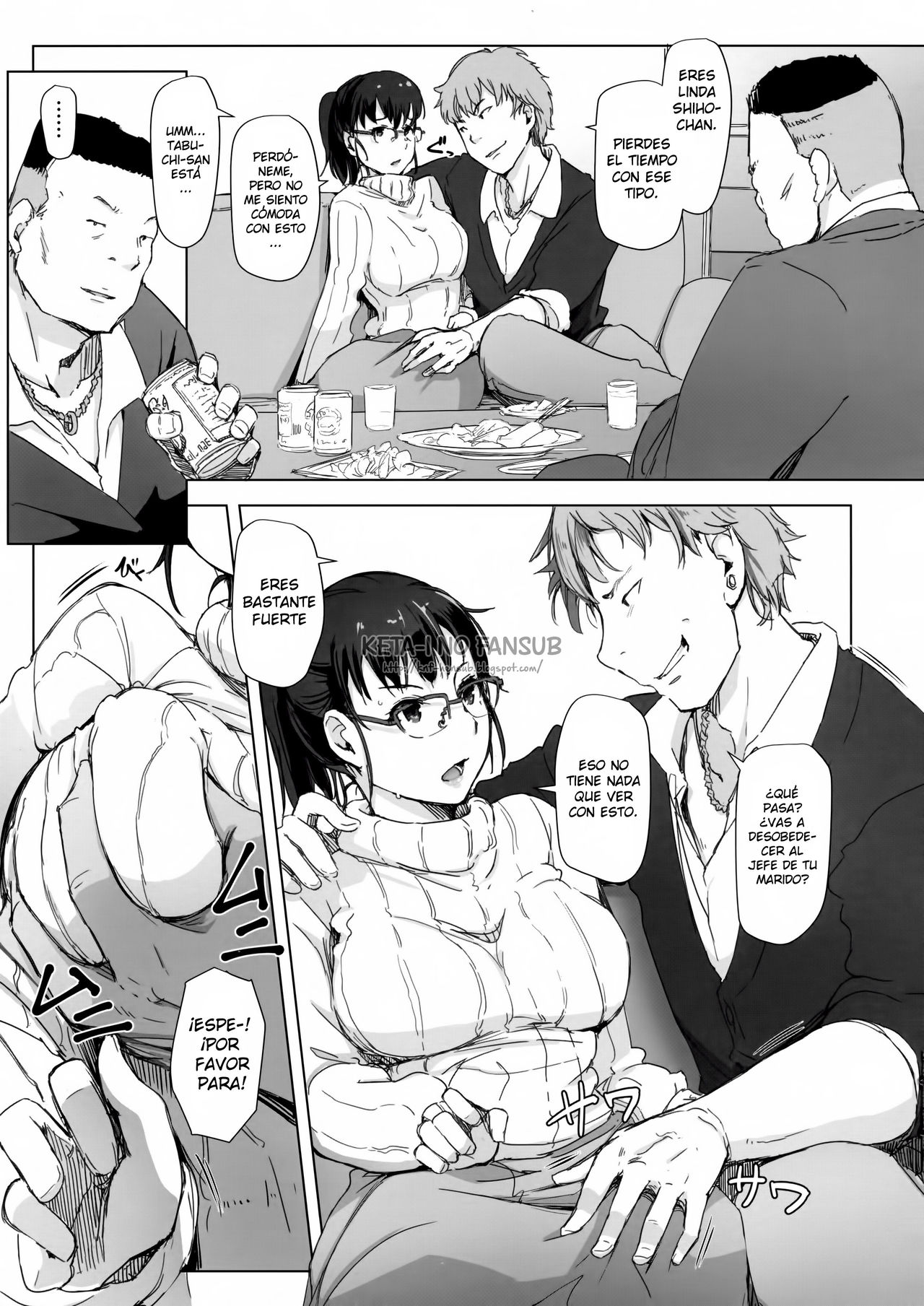 Tsuma to Charao ga Kieta NTR Bedroom + Kahitsu Ban | Mi esposa y un playboy dentro del dormitorio del Netorare + Kahitsu Ban  =Keta-I no Fansub= page 10 full
