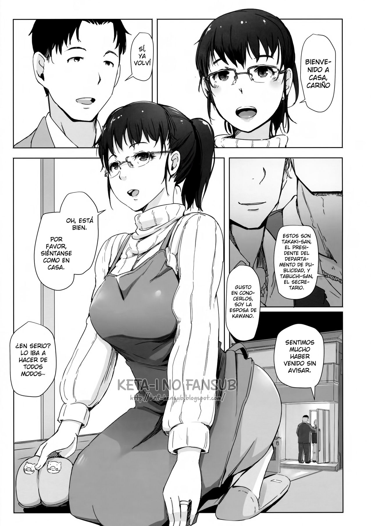 Tsuma to Charao ga Kieta NTR Bedroom + Kahitsu Ban | Mi esposa y un playboy dentro del dormitorio del Netorare + Kahitsu Ban  =Keta-I no Fansub= page 8 full