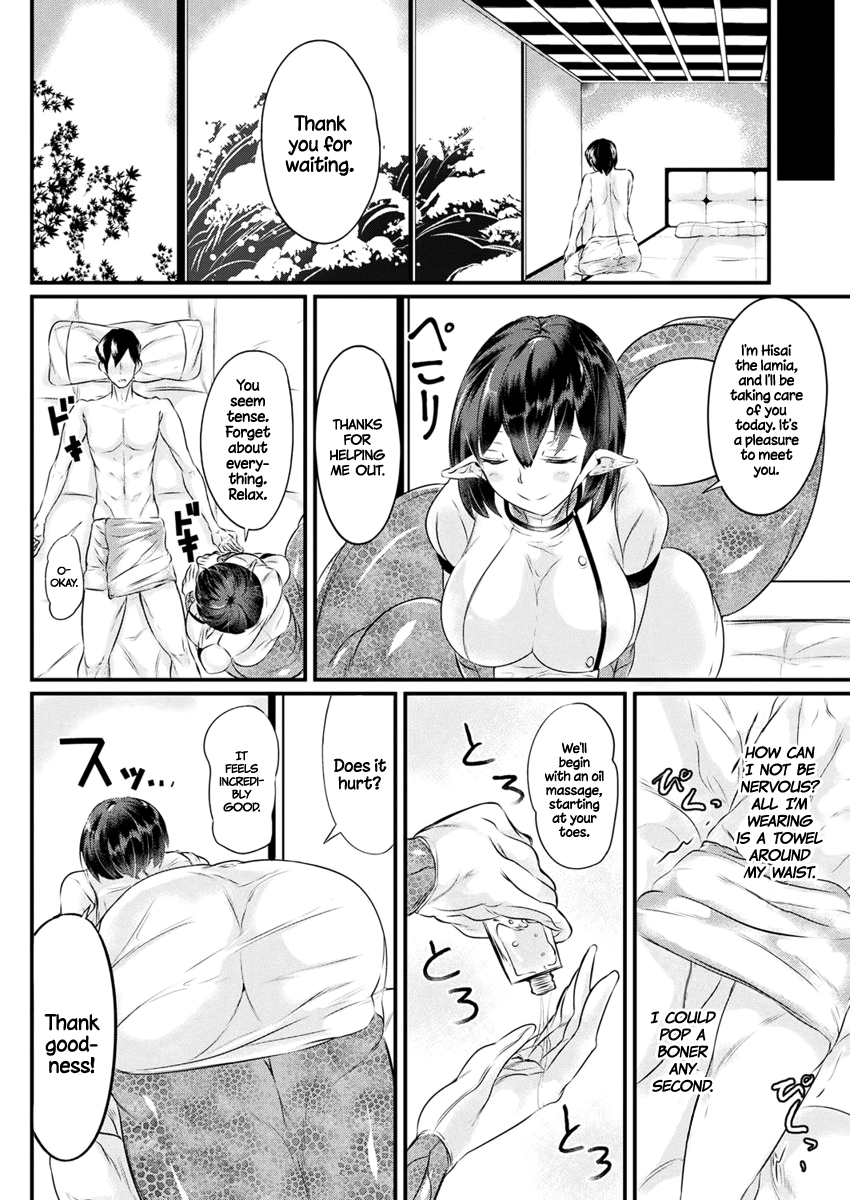 Heijitsu no Lamia Massage | Weekday Lamia Massage   =Dark Mac + CW= page 4 full