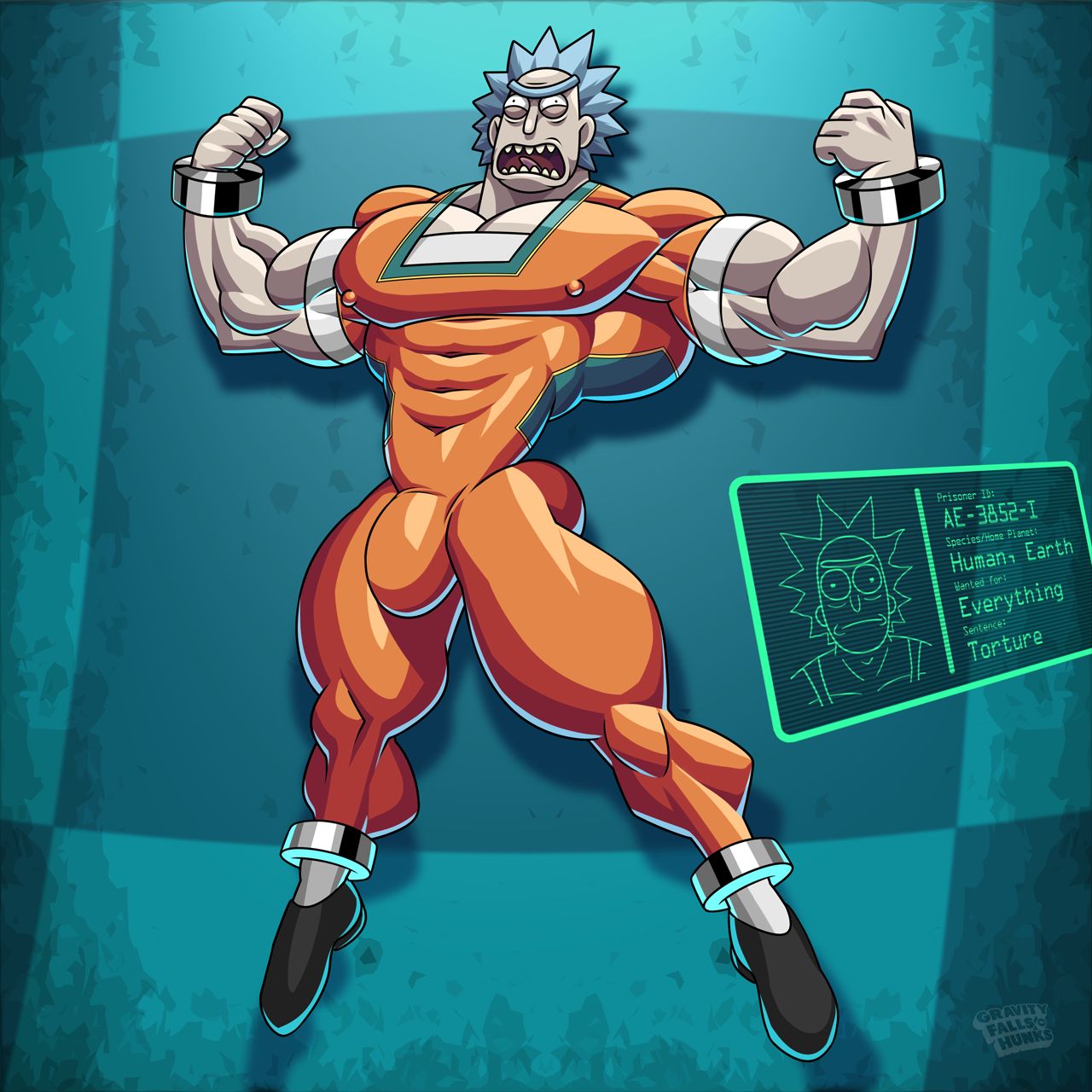 Buff Rick Prison Torture page 1 full
