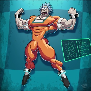 Buff Rick Prison Torture cover