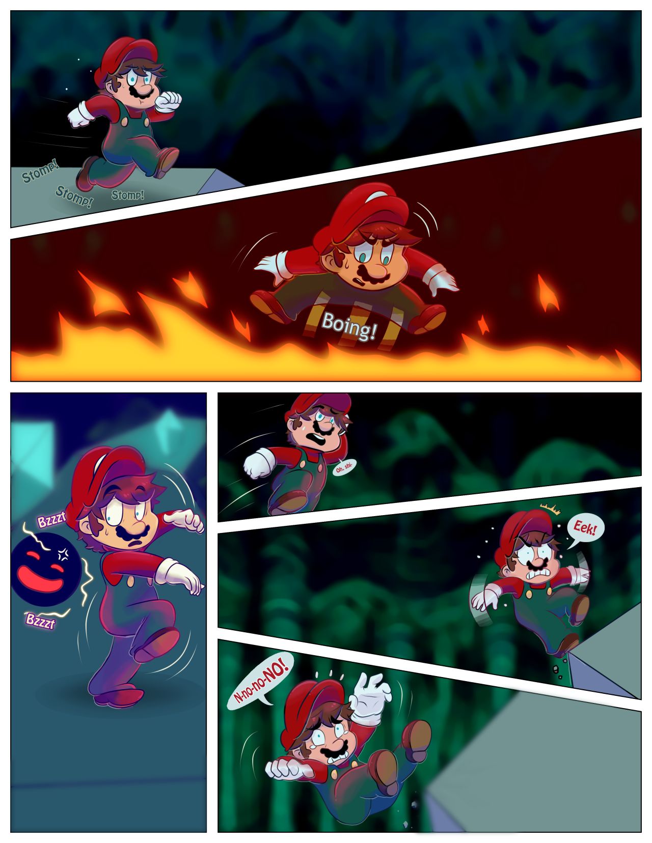 Bowser &amp; Mario page 1 full