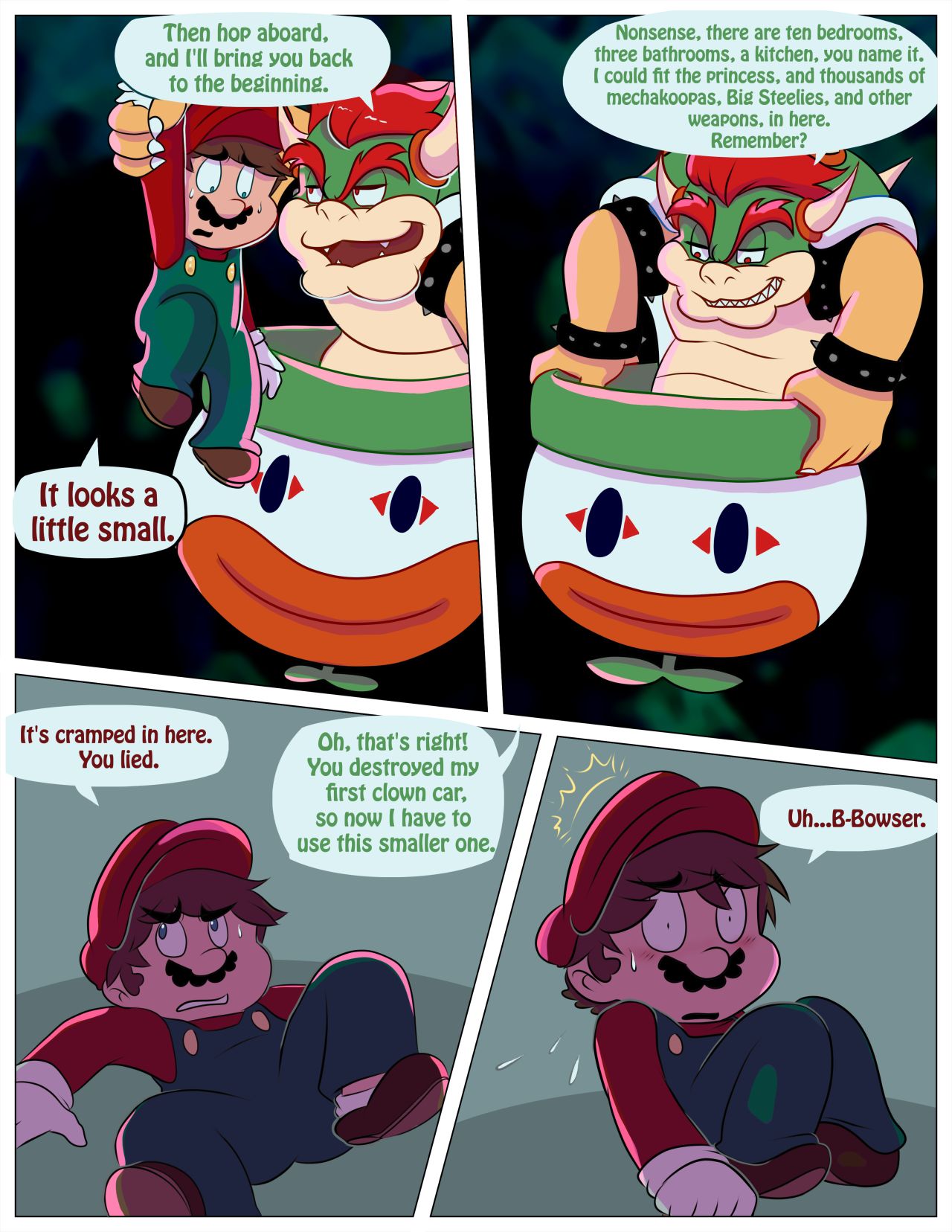 Bowser &amp; Mario page 4 full