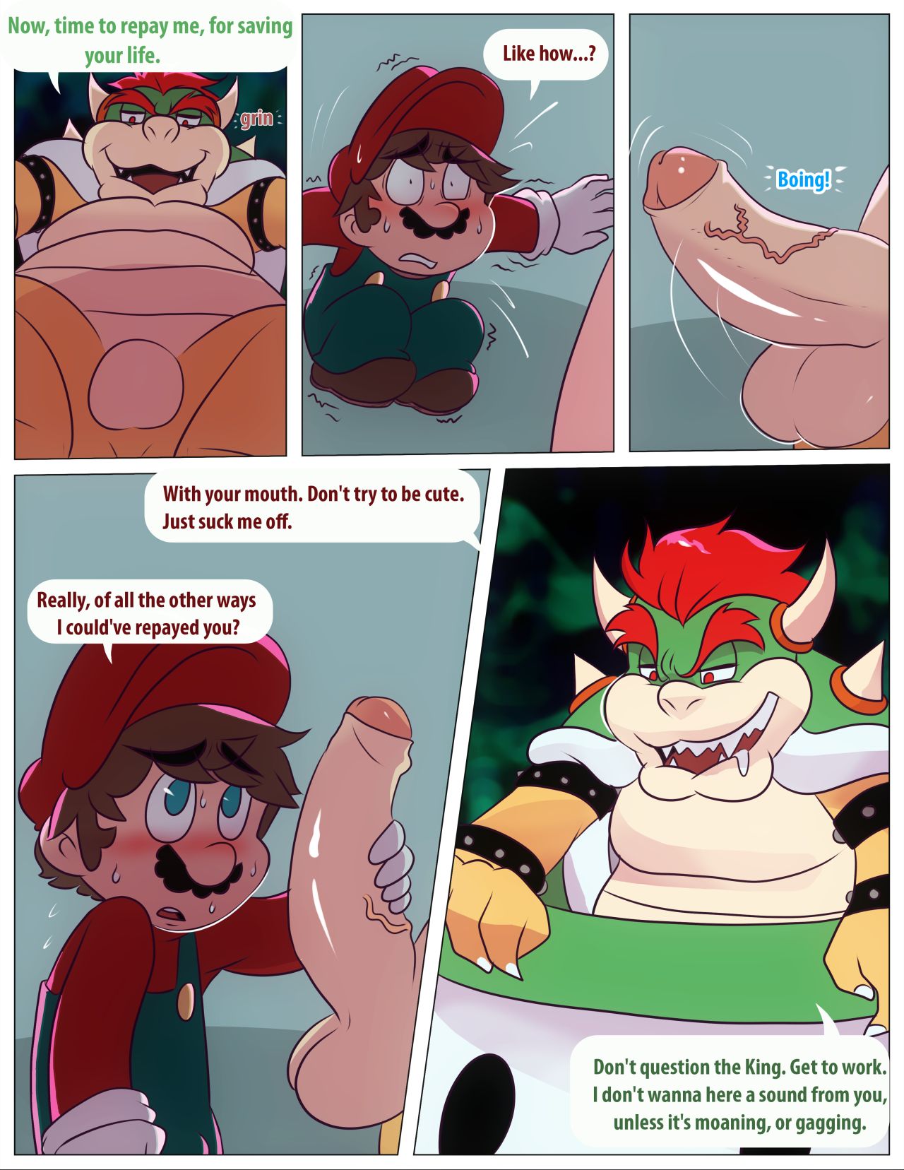Bowser &amp; Mario page 5 full
