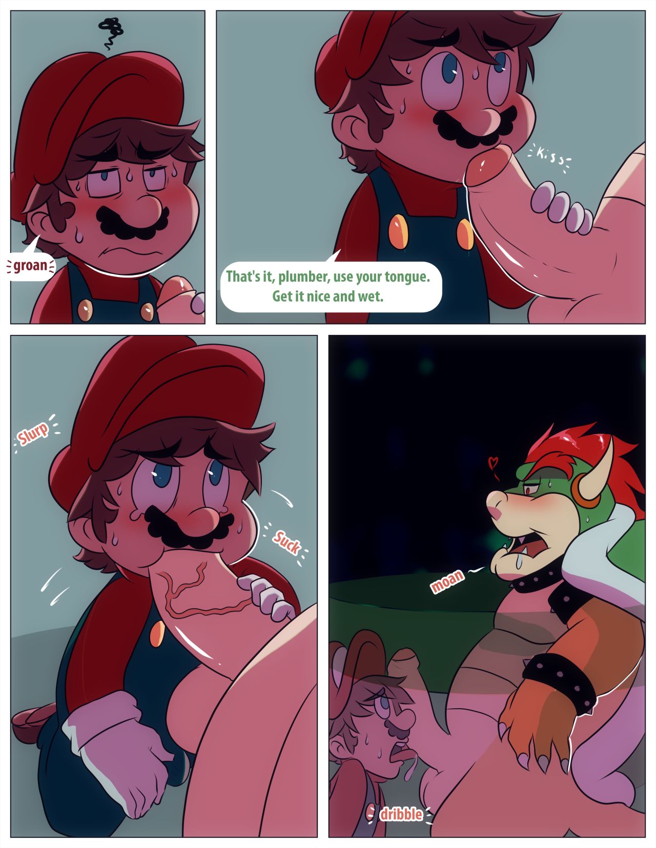 Bowser &amp; Mario page 6 full
