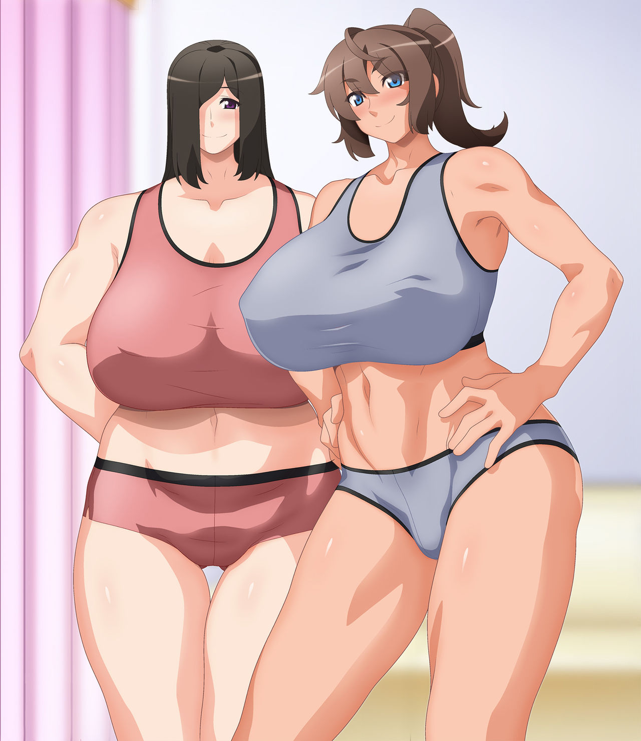 Houman Jukujo Wrestler no Bakunyuu Training page 4 full