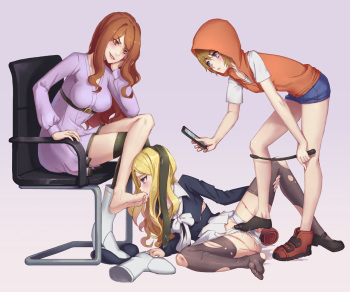 Female footjob compilation cover