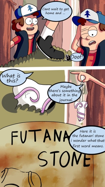 Gravity falls: Futastone cover