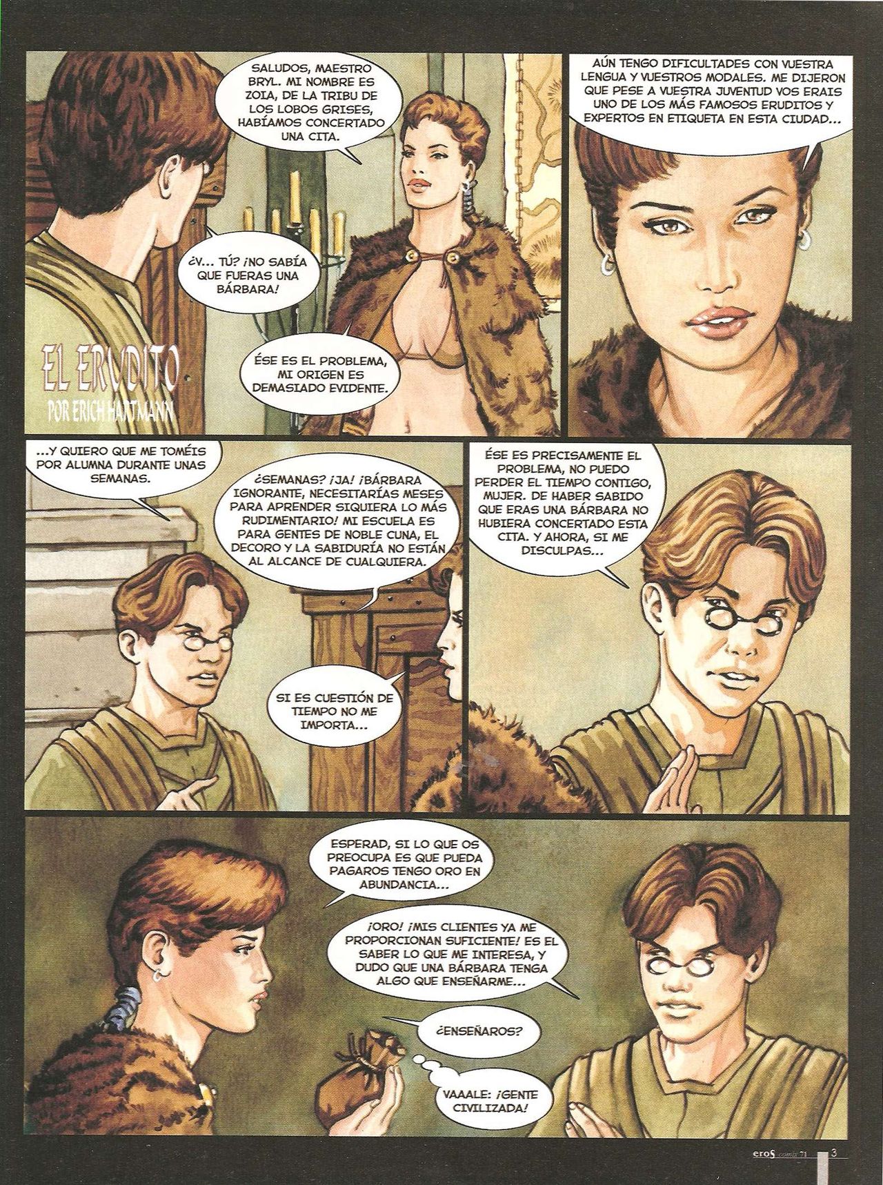 Eros Comix #71 page 3 full