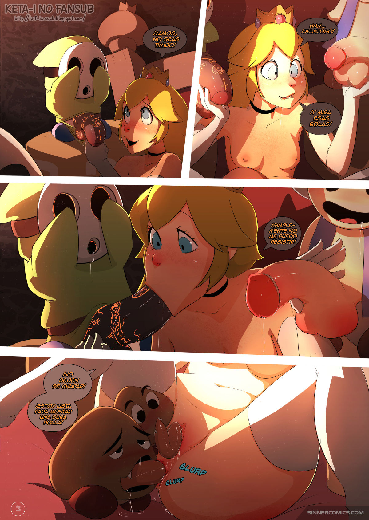 Princess Peach  =Keta-I no Fansub= page 4 full