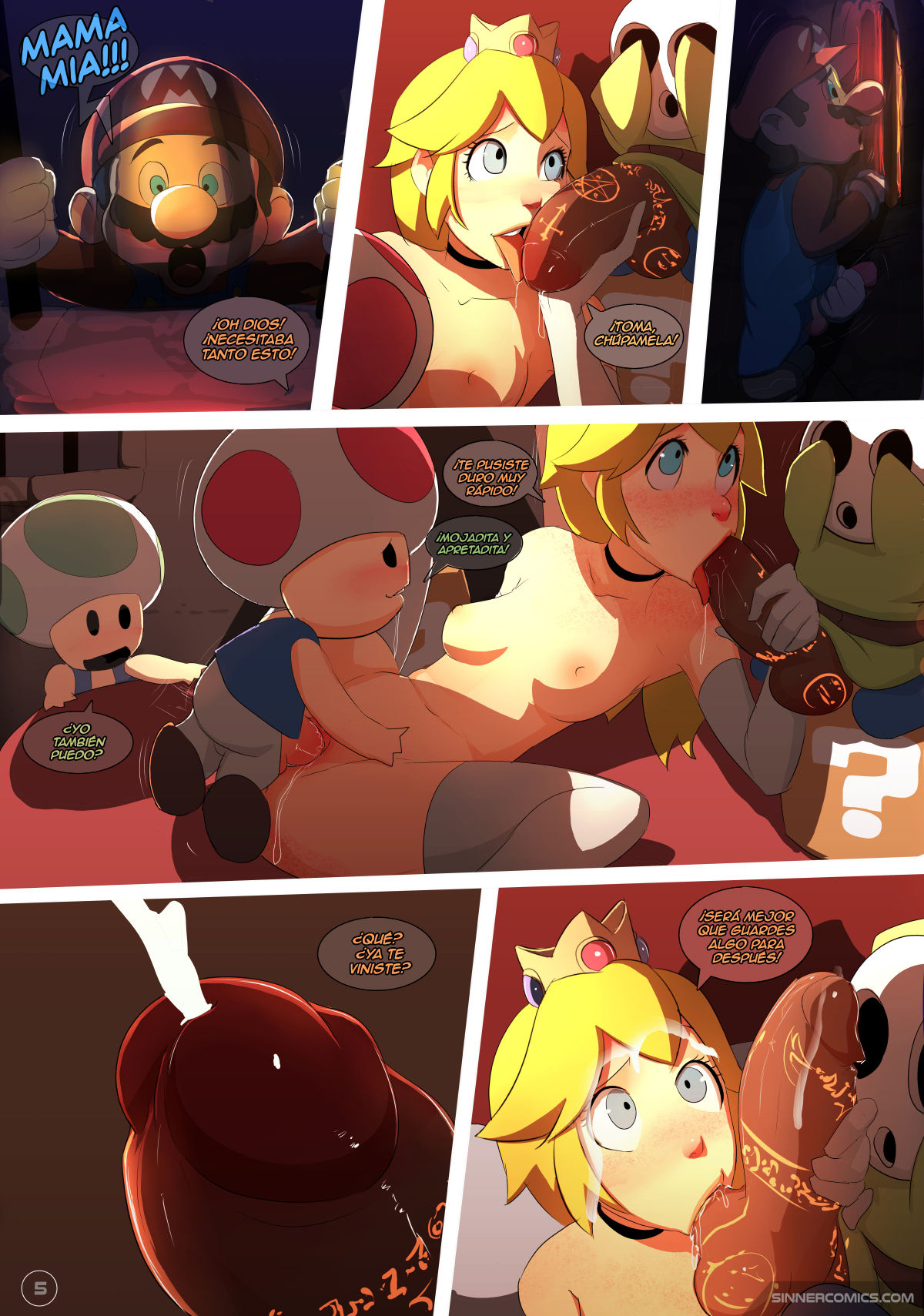 Princess Peach  =Keta-I no Fansub= page 6 full