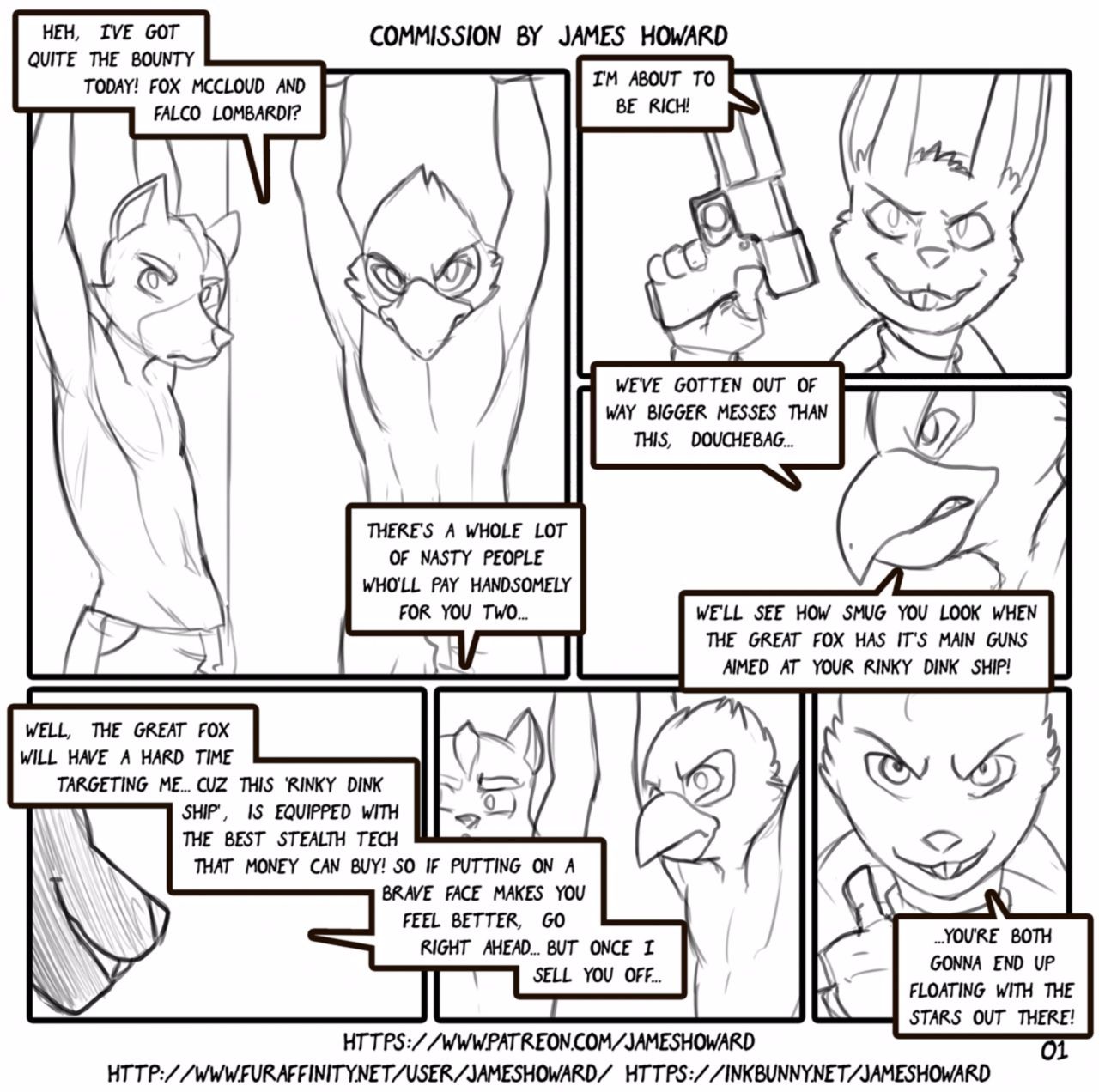 Starfox Commission page 1 full