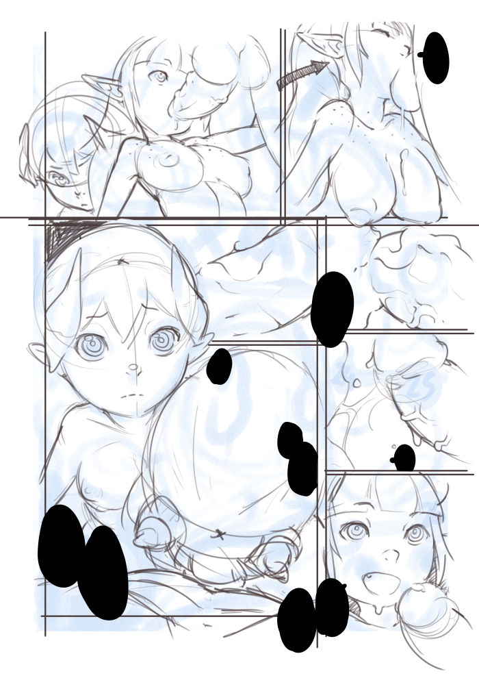 Locking Horns_original sketches. page 6 full