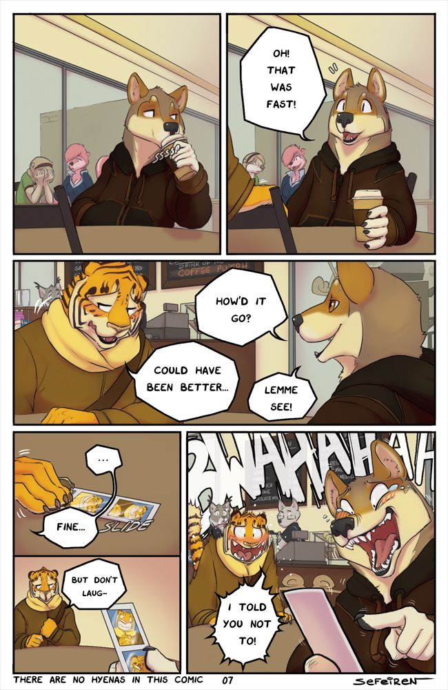 There are no hyenas in this comic + Extras page 9 full