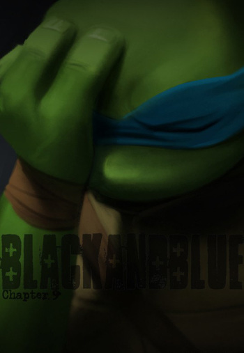 TMNT Black and Blue ch. 9 cover