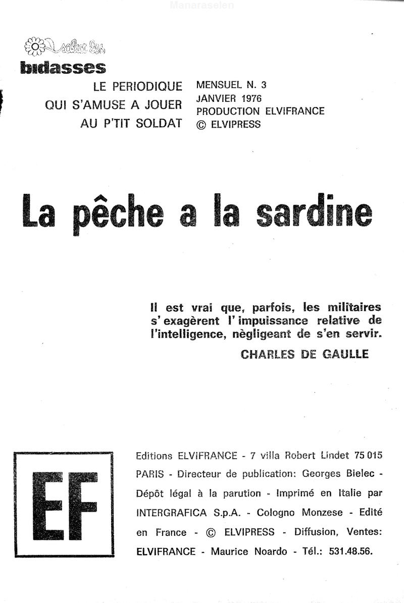 Elvifrance - Salut les bidasses - 003 - La pêche à la sardine page 3 full