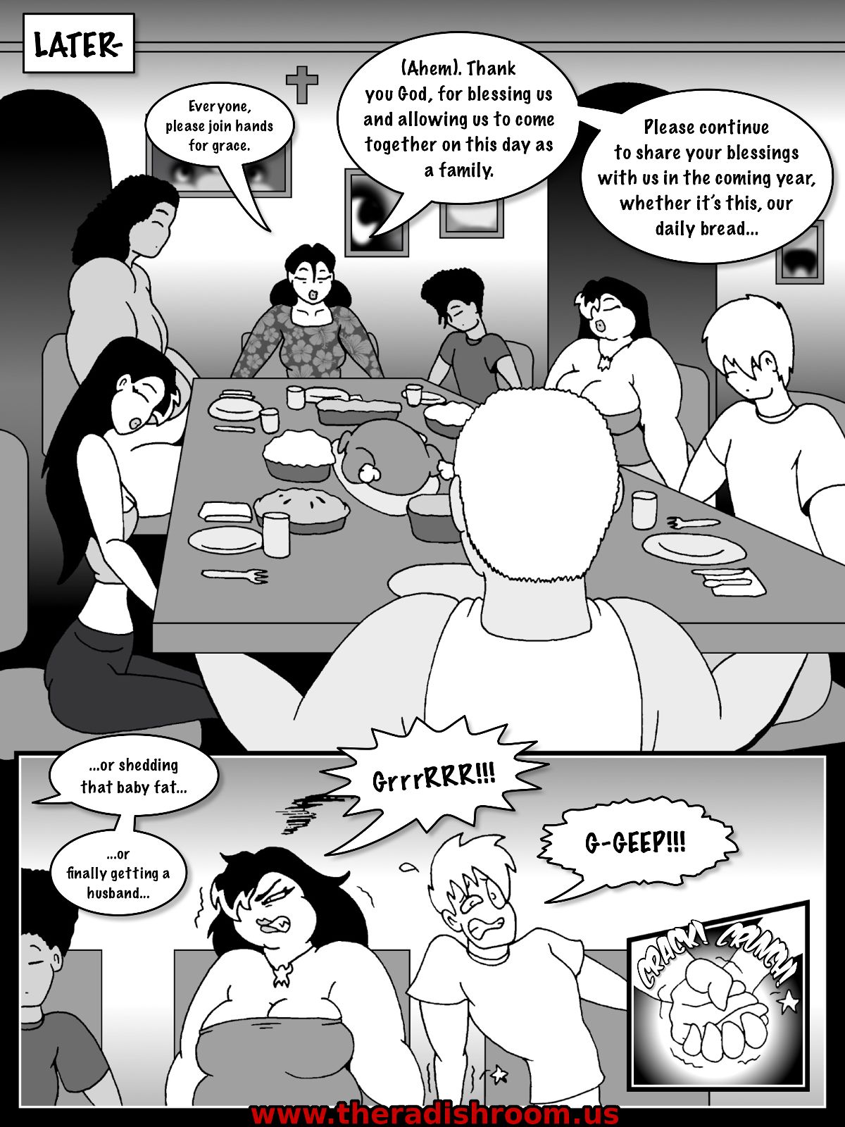 Tales of Schlock #40: Thanksgiving Blend page 8 full