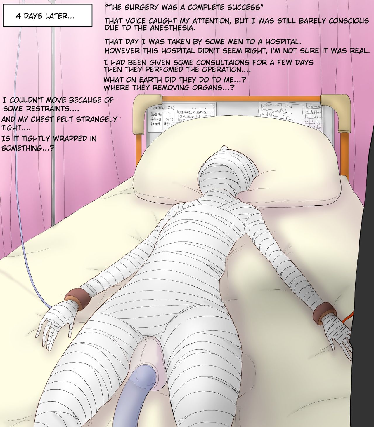 Nyotaika Netorare 8-nichikan Onna ni Kaerareta Otto wa Aisuru Tsuma no Mae de Chinpo ni Kuruu page 5 full