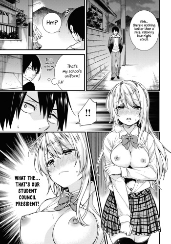 Gakuen no Ojou-sama ga Roshutsukyou no Dohentai datta Hanashi | The Academy Princess is Actually a Perverted Exhibitionist Ch. 1 cover