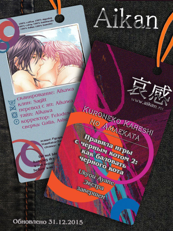 Kuroneko Kareshi no Amaekata | Правила игры с чёрным котом 2: Как баловать чёрного кота page 2 full
