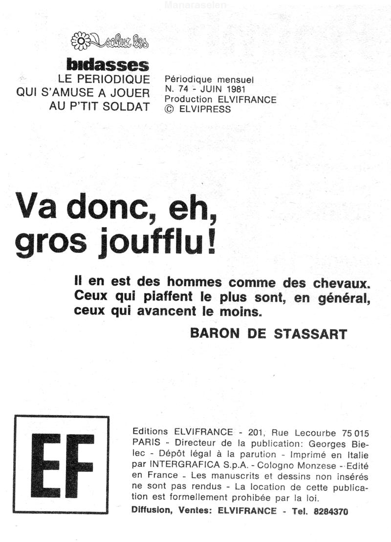 Elvifrance - Salut les bidasses - 074 - Va donc, eh, gros joufflu ! page 3 full