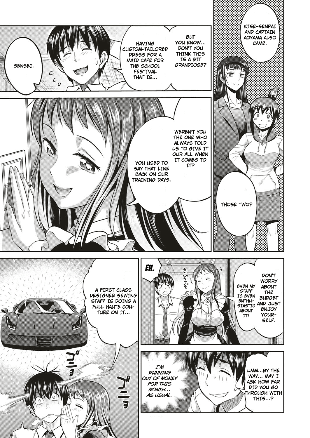 Joshi Lacu! - Girls Lacrosse Club ~2 Years Later~ Ch. 4 page 3 full