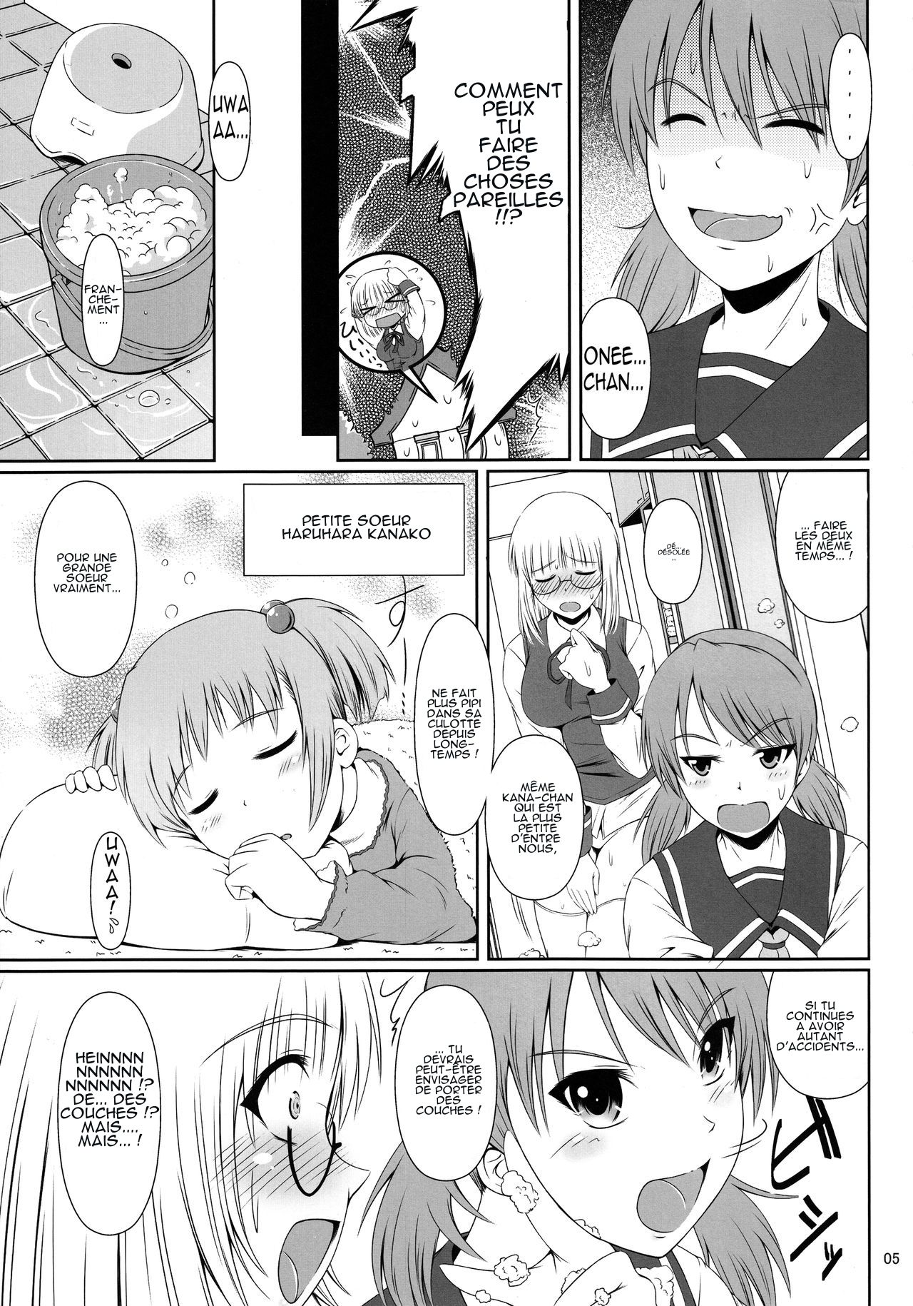 Naisho Nano! -Haruhara-ke San Shimai Monogatari- page 4 full