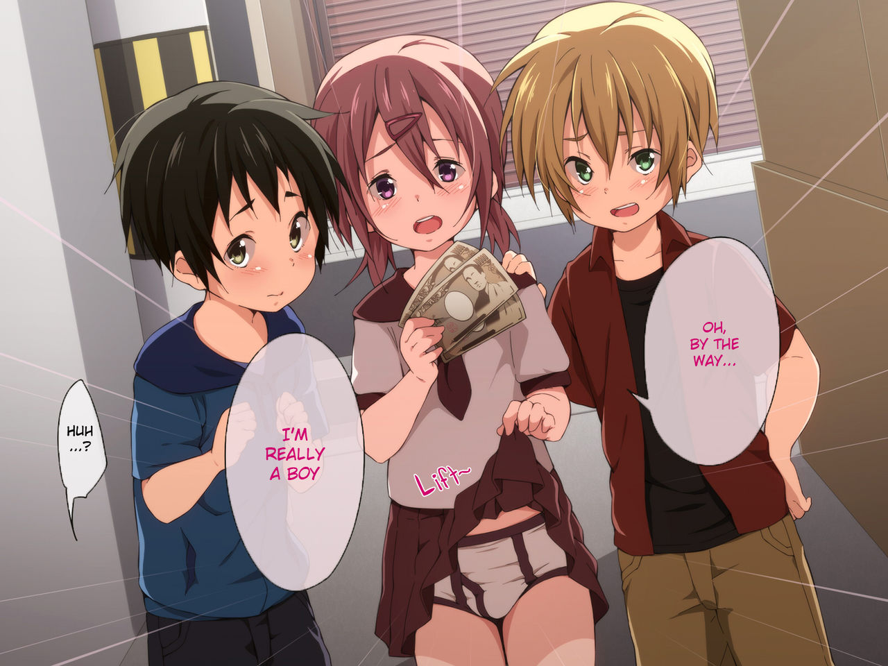 Fukushuu Chikan Sharyou ~Otokonoko ni Yoru Chikan Enzai Higaisha no Kai~ page 10 full