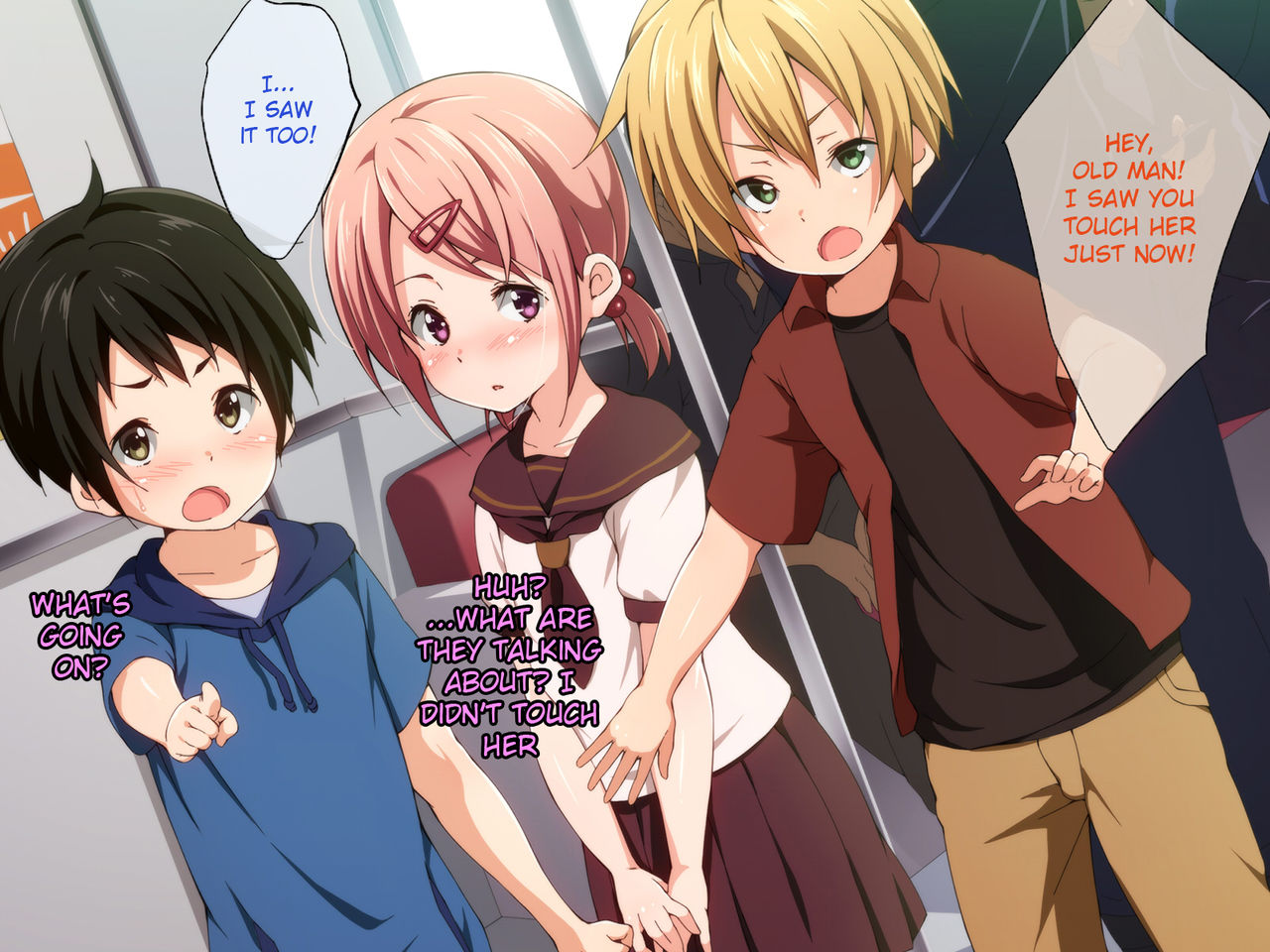Fukushuu Chikan Sharyou ~Otokonoko ni Yoru Chikan Enzai Higaisha no Kai~ page 5 full