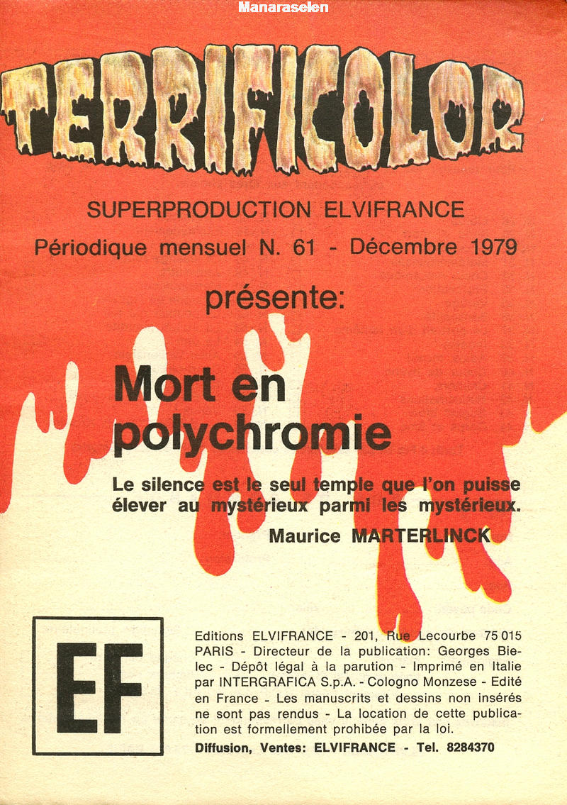 Elvifrance - Terrificolor - 061 - Mort en polychromie page 3 full
