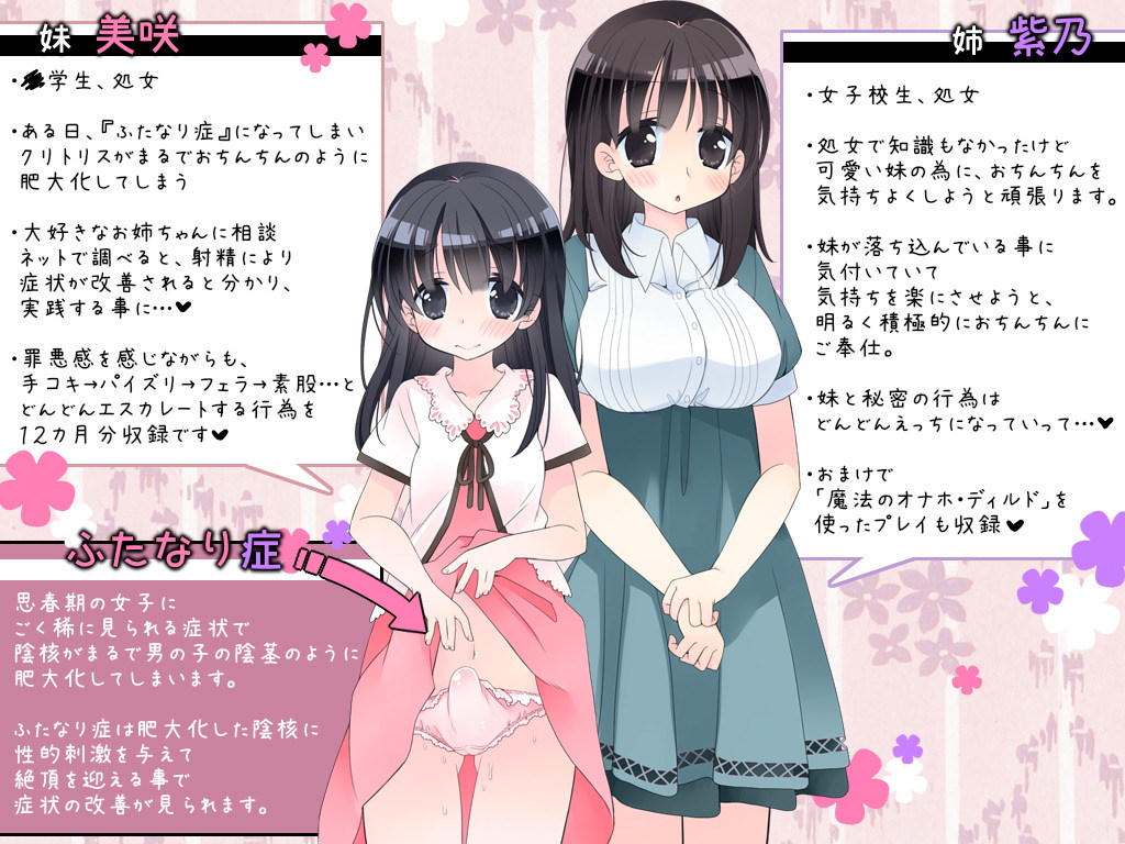 Futanari Imouto to Yasashii Onee-chan no 12-kagetsu page 2 full