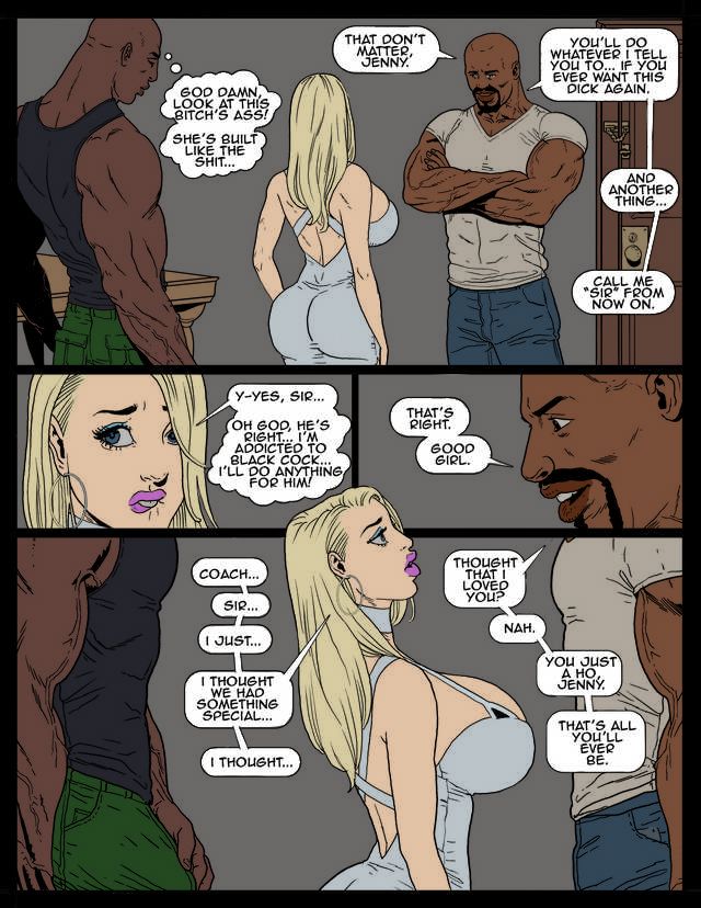 2 Hot Blondes Submit to Big Black Cock page 8 full