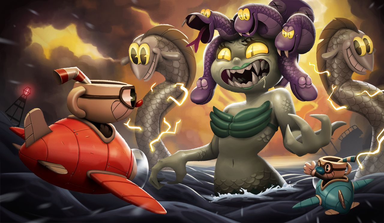 Cuphead - Cala Maria, Hilda Berg, Rumor Honeybottoms, Baroness Von Bon Bon page 6 full