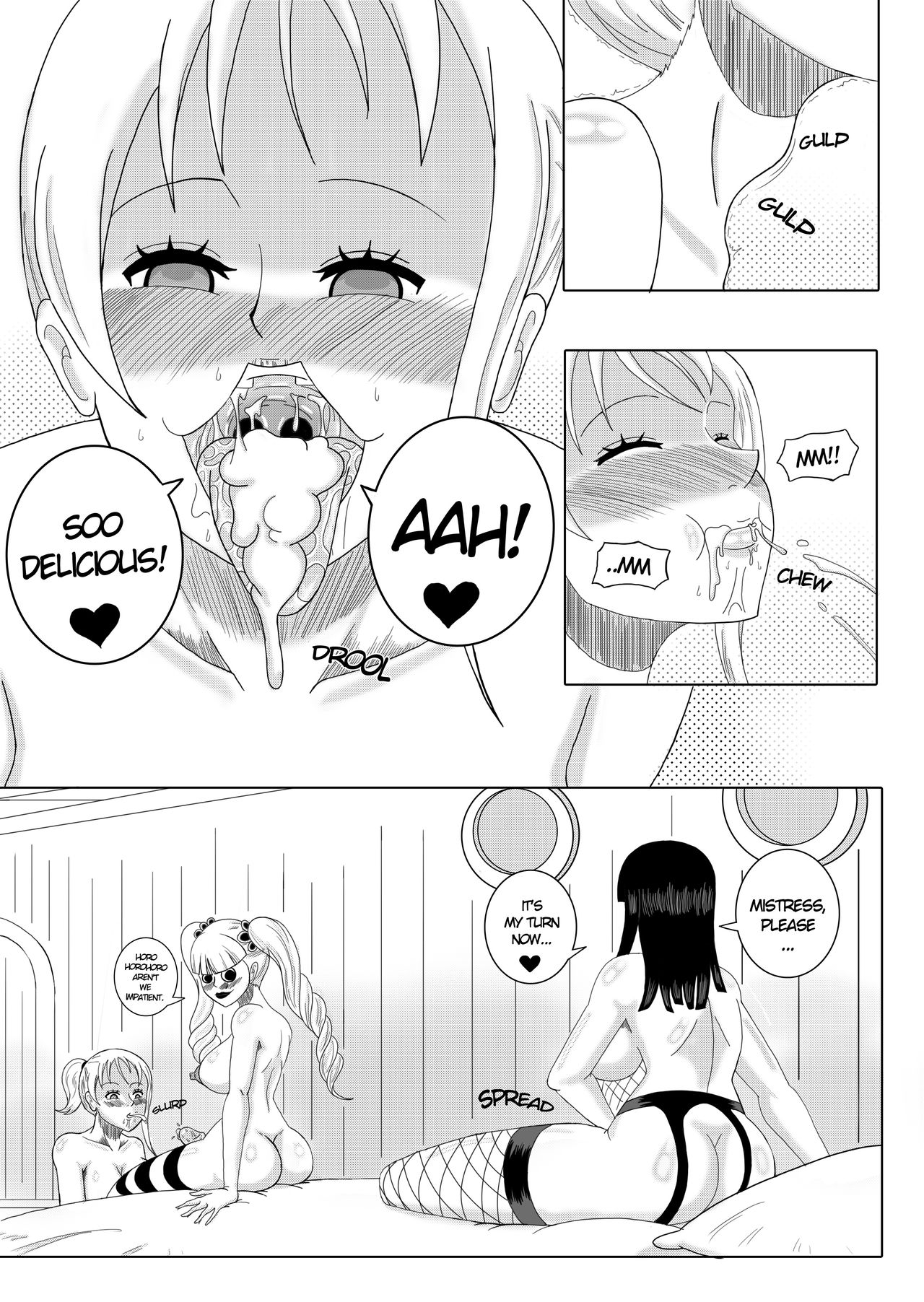 Nami &amp; Robin: Pirate Hypnosis page 10 full