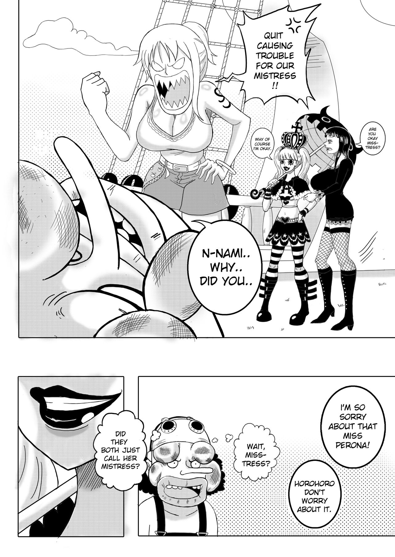 Nami &amp; Robin: Pirate Hypnosis page 3 full