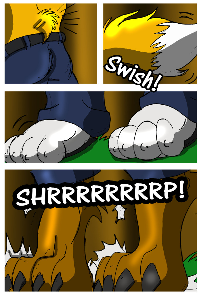 Lightning Fursona Transformation page 5 full