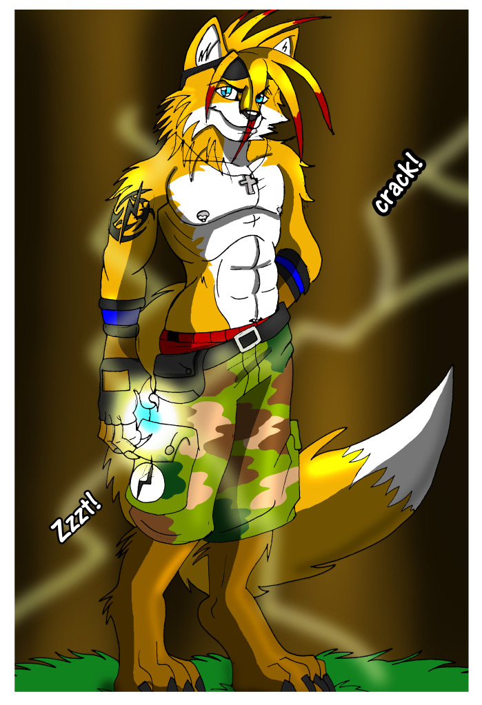 Lightning Fursona Transformation page 8 full