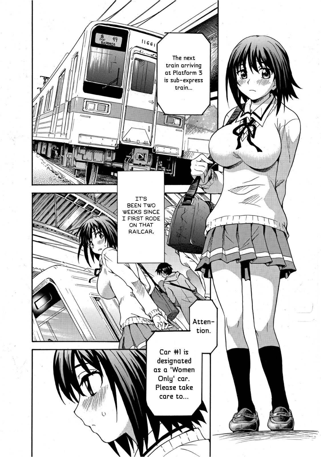 Mirarete Icchau ☆ Yuri Densha ~Josei Senyou Sharyou no Himegoto~ page 5 full